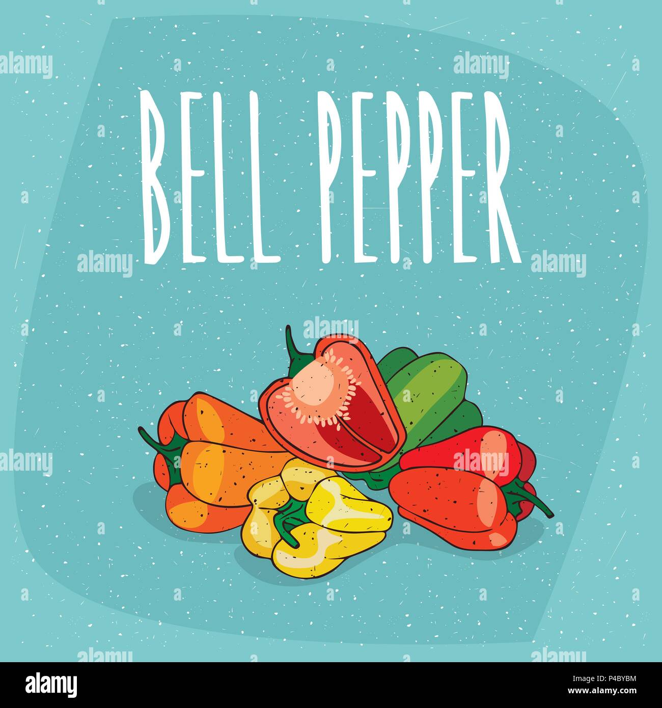 Seeds of capsicum Stock Vector Images Alamy