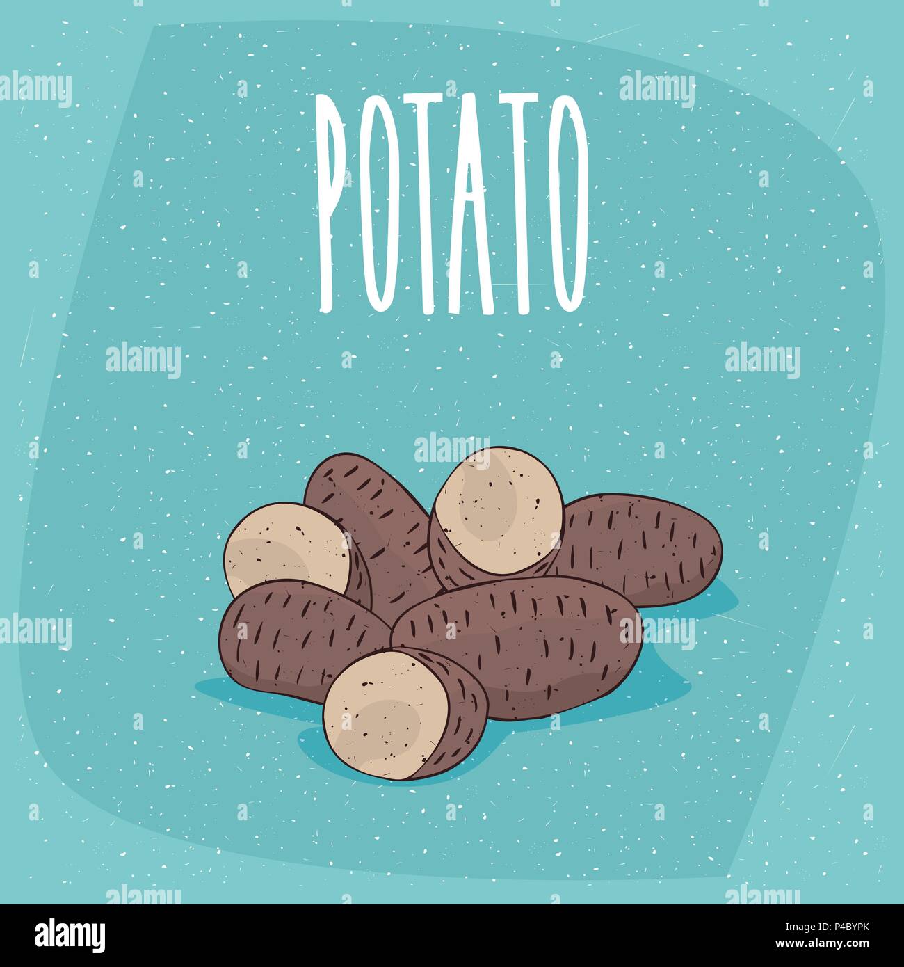 Potato leaves Stock Vector Images Alamy