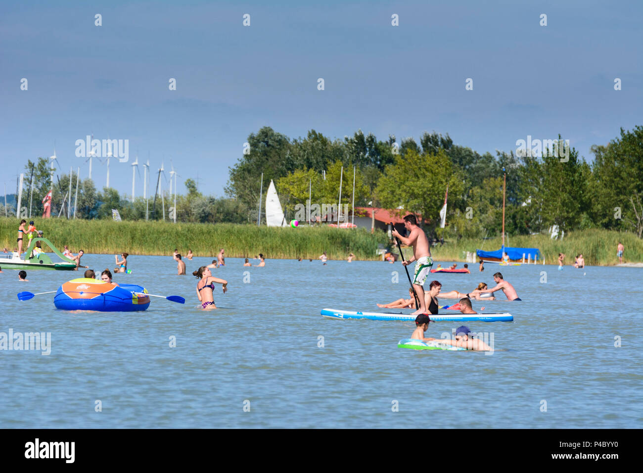Paddle Boat Sail Swimmer High Resolution Stock Photography and Images -  Alamy