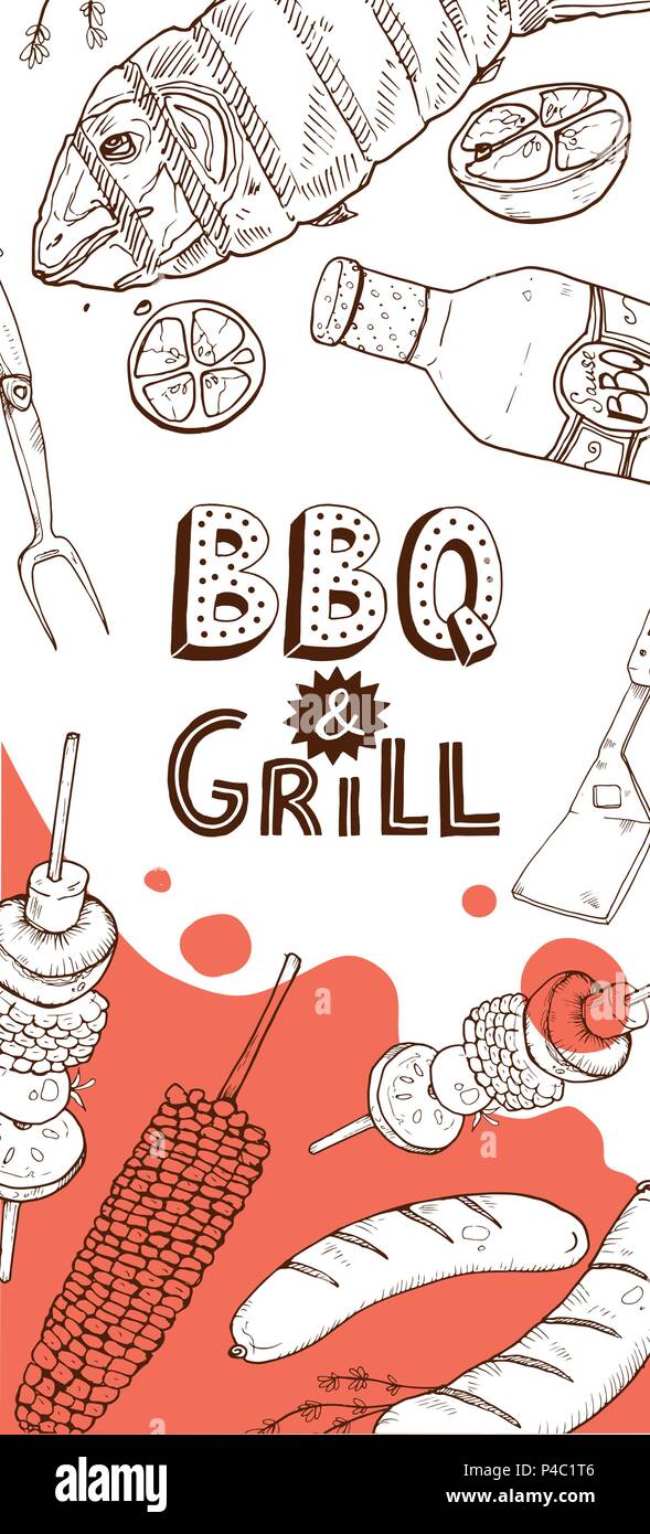 bbq party posters Stock Vector Image & Art - Alamy