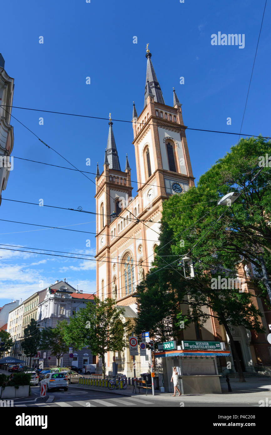 Vienna, church Alt-Lerchenfeld, 07. Neubau, Wien, Austria Stock Photo