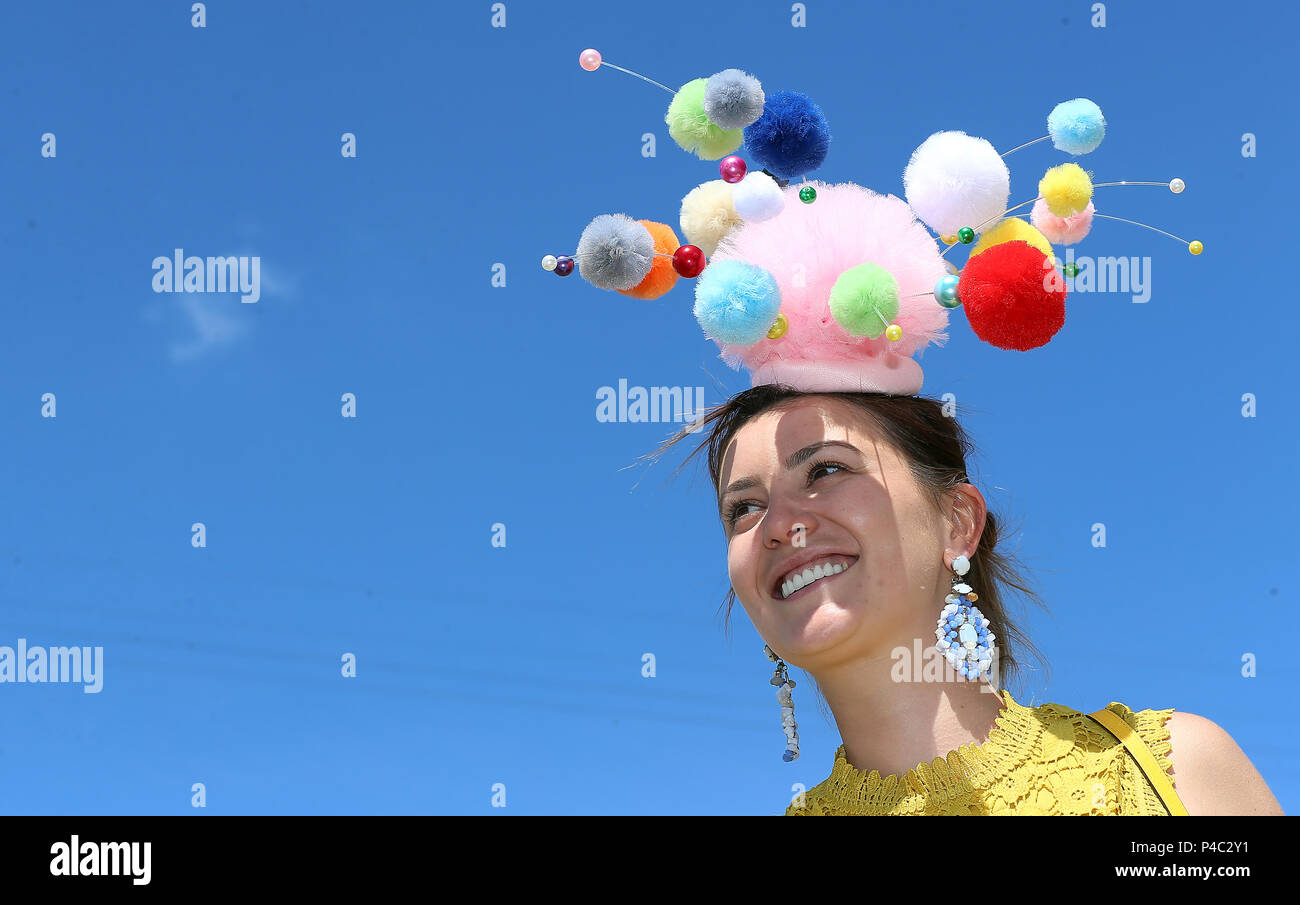 Lavinia Lewis during day three of Royal Ascot at Ascot Racecourse. Stock Photo