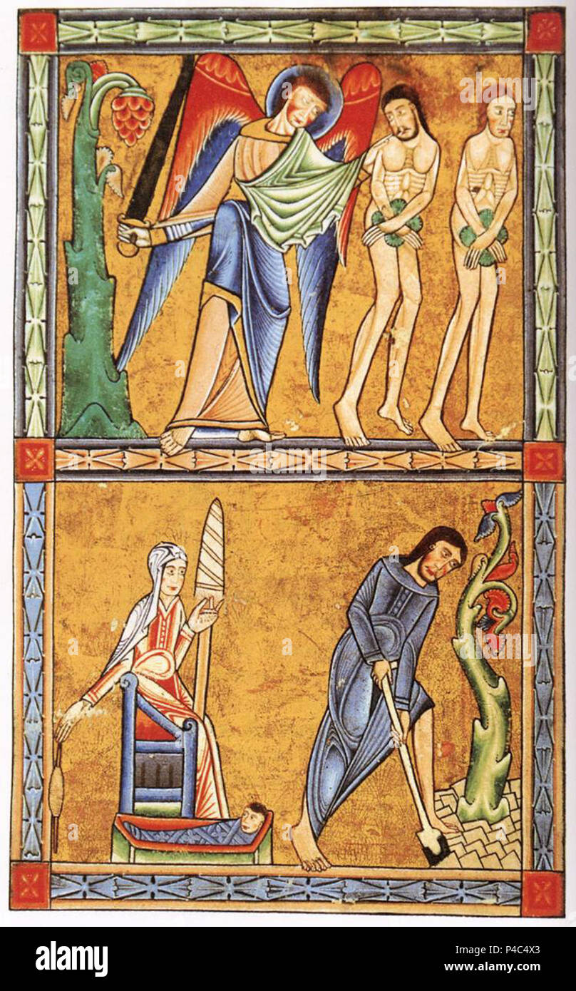 12th-century painters - York Psalter - WGA15743. Stock Photo