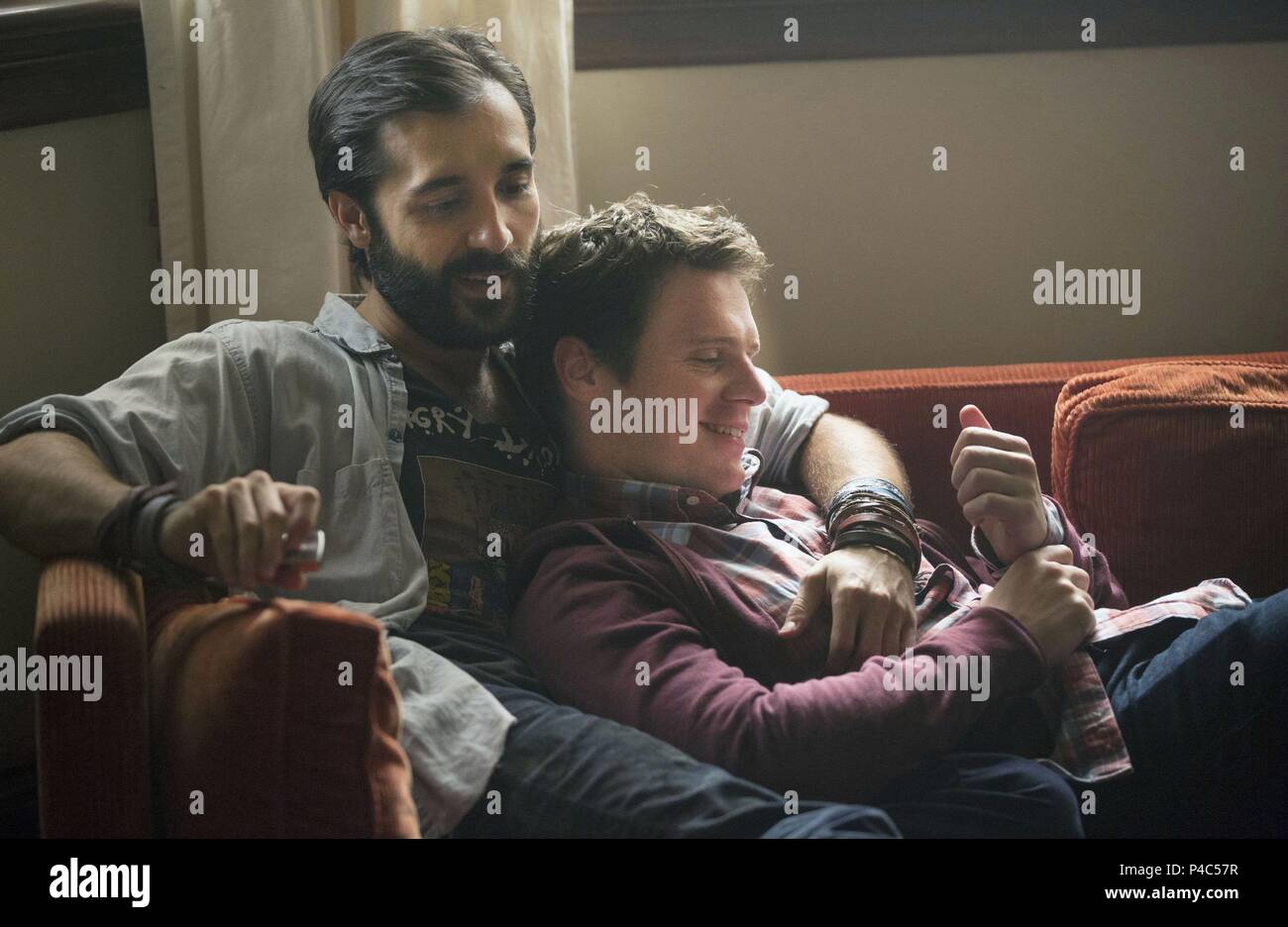Original Film Title: LOOKING. English Title: LOOKING. Film Director: ANDREW  HAIGH. Year: 2014. Stars: JONATHAN GROFF; FRANKIE J. ALVAREZ. Credit: HBO /  Album Stock Photo - Alamy