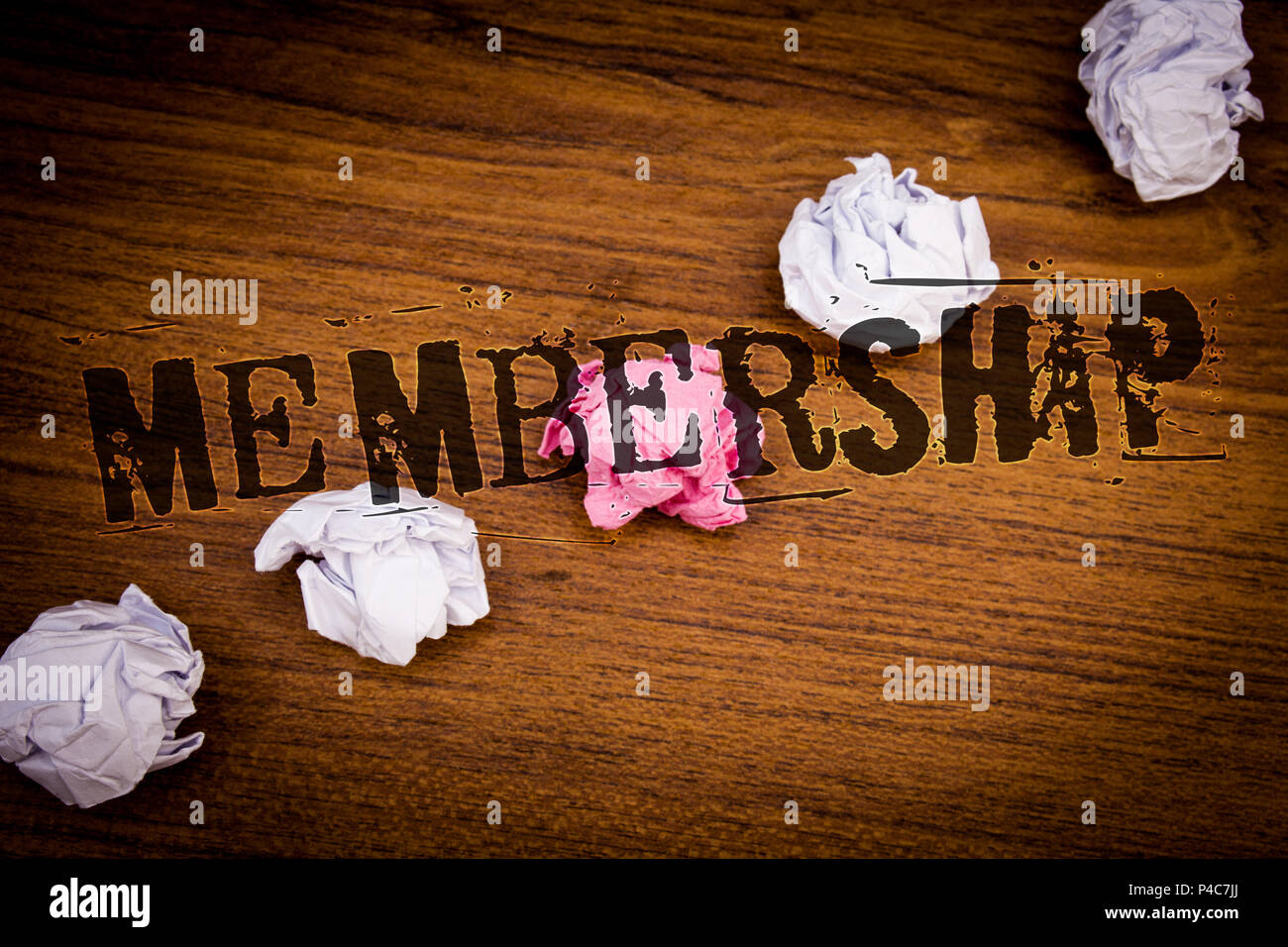 Handwriting texts Membership. Concept meaning Being member Part of a ...