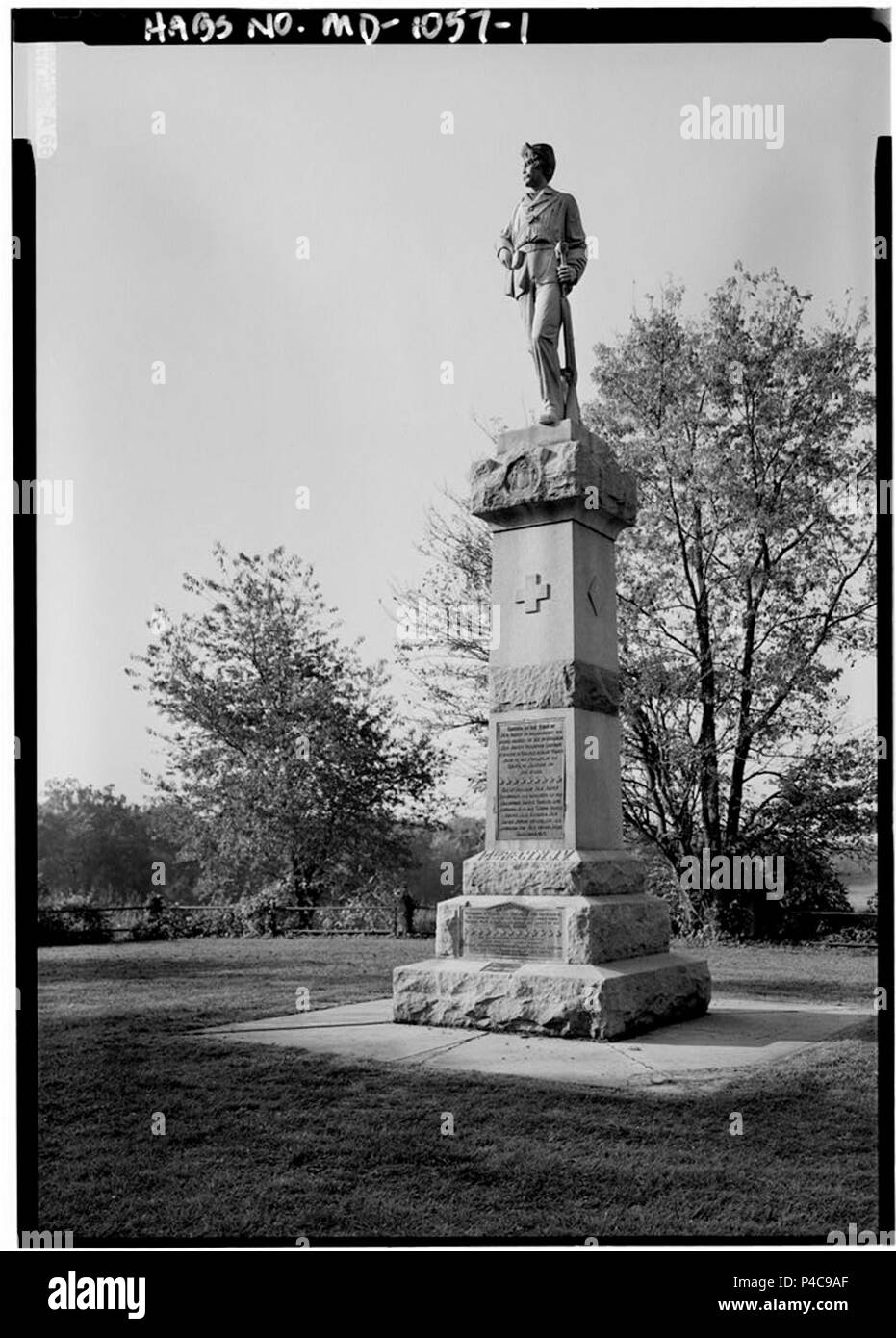 14th Regiment New Jersey Volunteer Infantry Monument 081696pv. Stock Photo