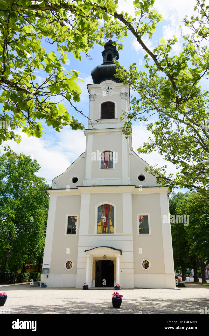 Jennersdorf, church, Südburgenland, Burgenland, Austria Stock Photo