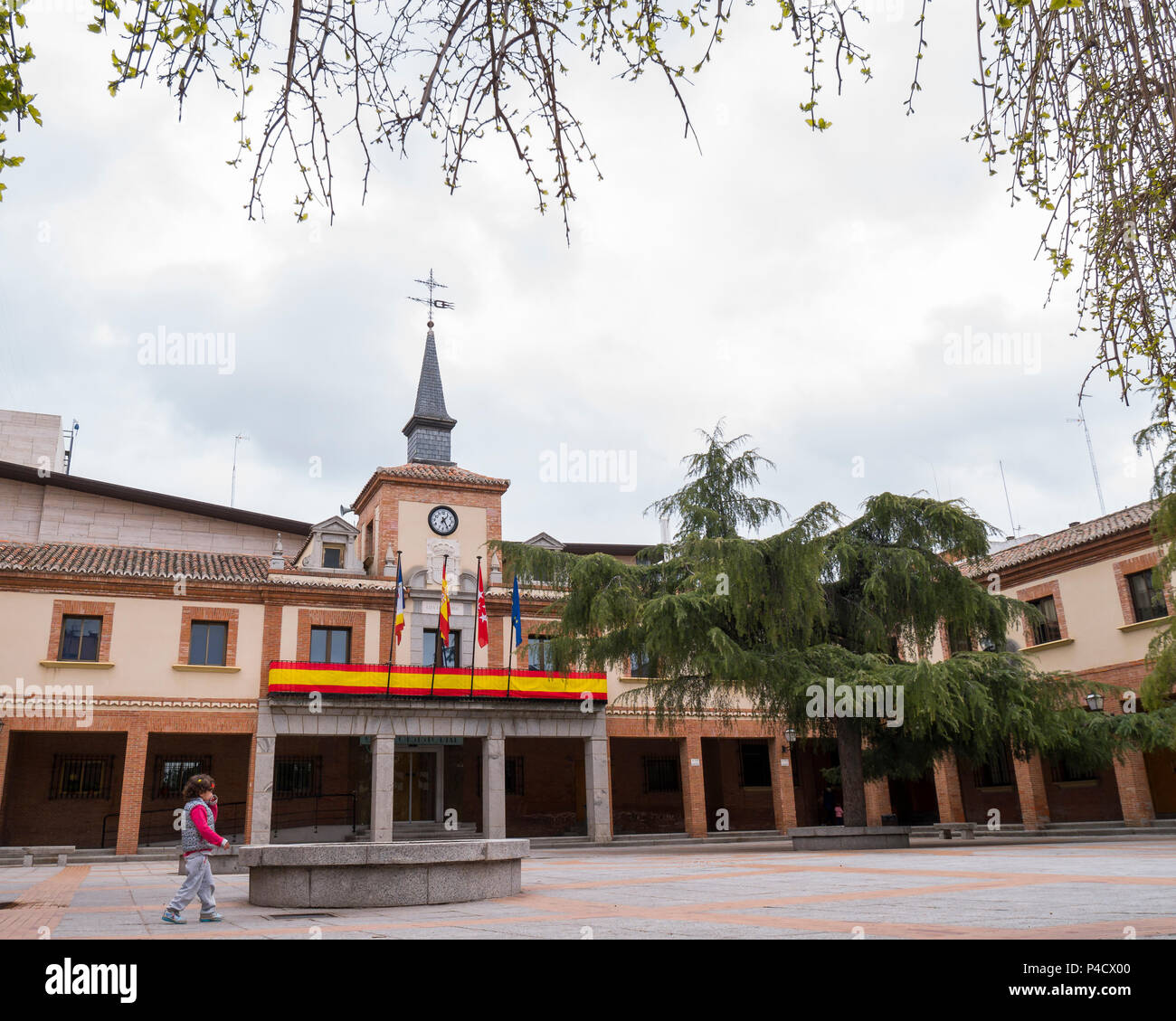 Ayuntamiento de Las Rozas. Madrid. España Stock Photo - Alamy