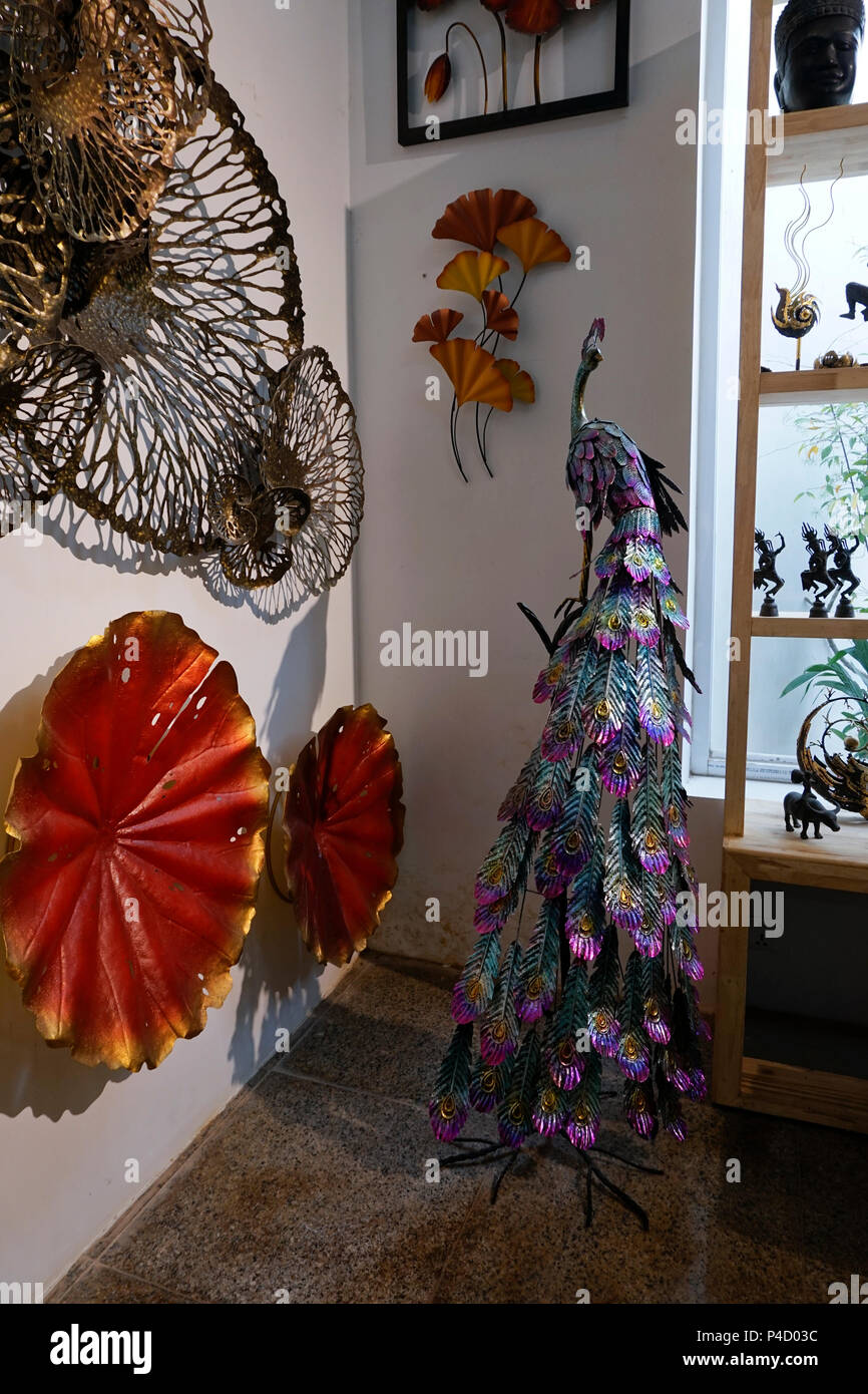 Wat Phnom Penh Arts and Crafts Center, Phnom Penh, Cambodia Stock Photo