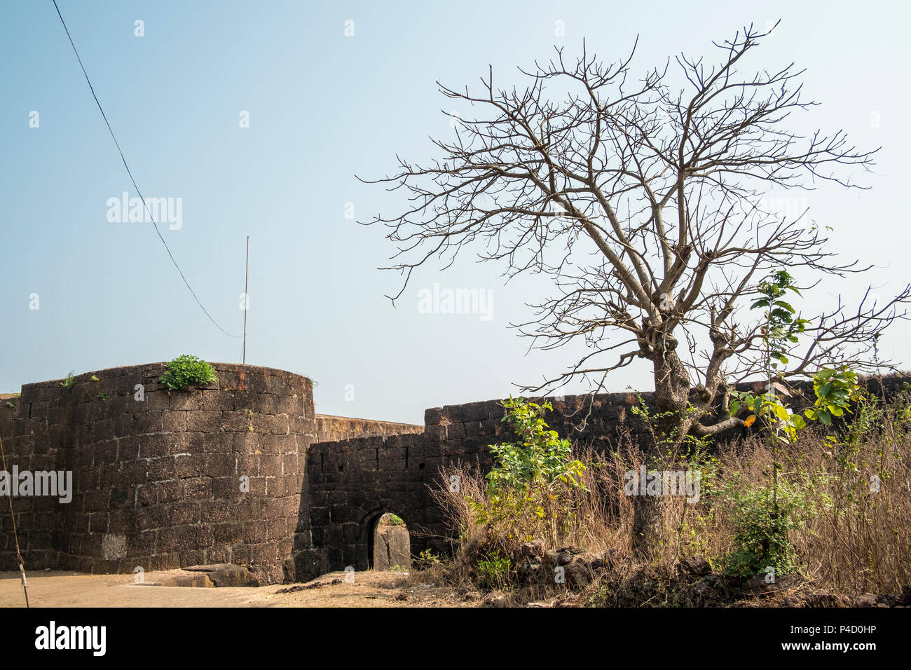 Inside the Ratnagiri Fort, Ratnagiri, Maharashtra, India Stock Photo