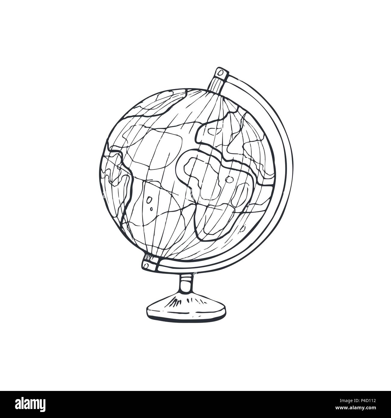 vector globe isolated Stock Vector Image &amp; Art - Alamy