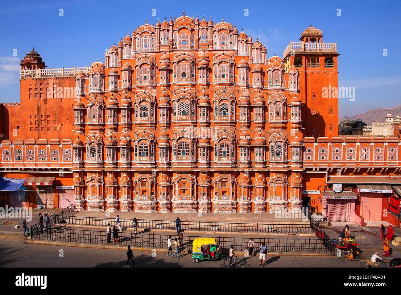Hawa Mahal - Palace of the Winds in Jaipur, Rajasthan, India. It was ...
