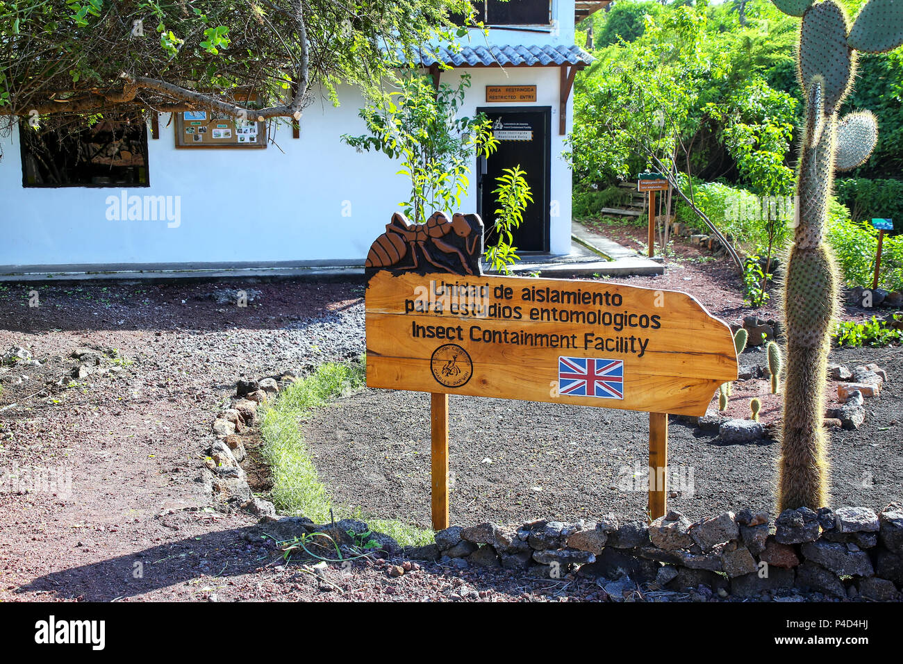 Charles Darwin Research Station on Santa Cruz Island in Galapagos