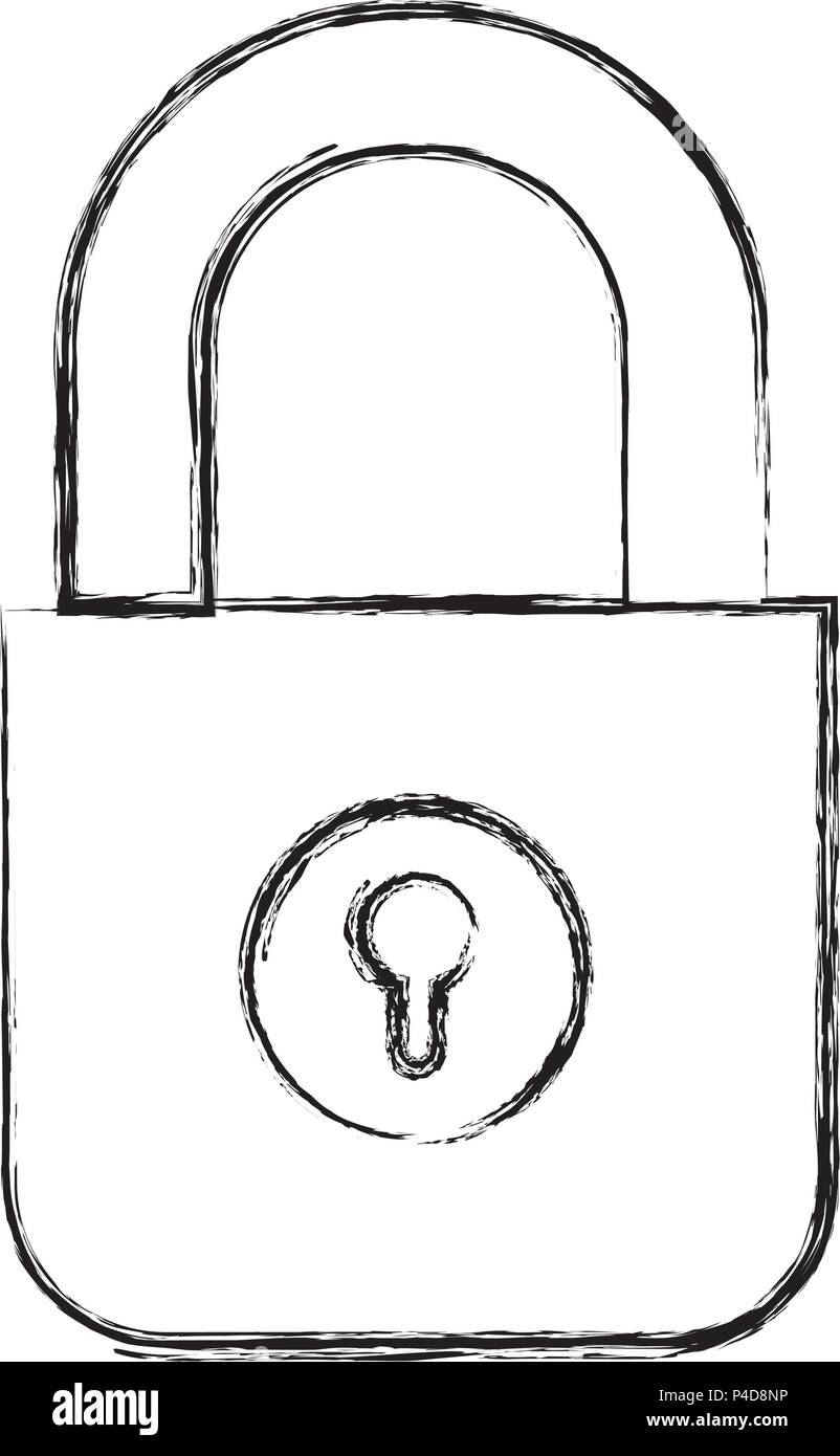 safe secure padlock icon Stock Vector Image & Art - Alamy