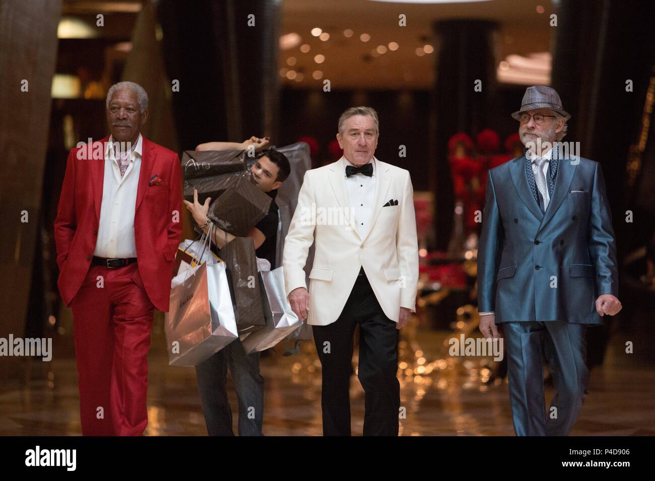 Original Film Title: LAST VEGAS. English Title: LAST VEGAS. Film Director:  JON TURTELTAUB. Year: 2013. Stars: MORGAN FREEMAN; ROBERT DE NIRO; KEVIN  KLINE. Credit: CBS FILMS / Album Stock Photo - Alamy