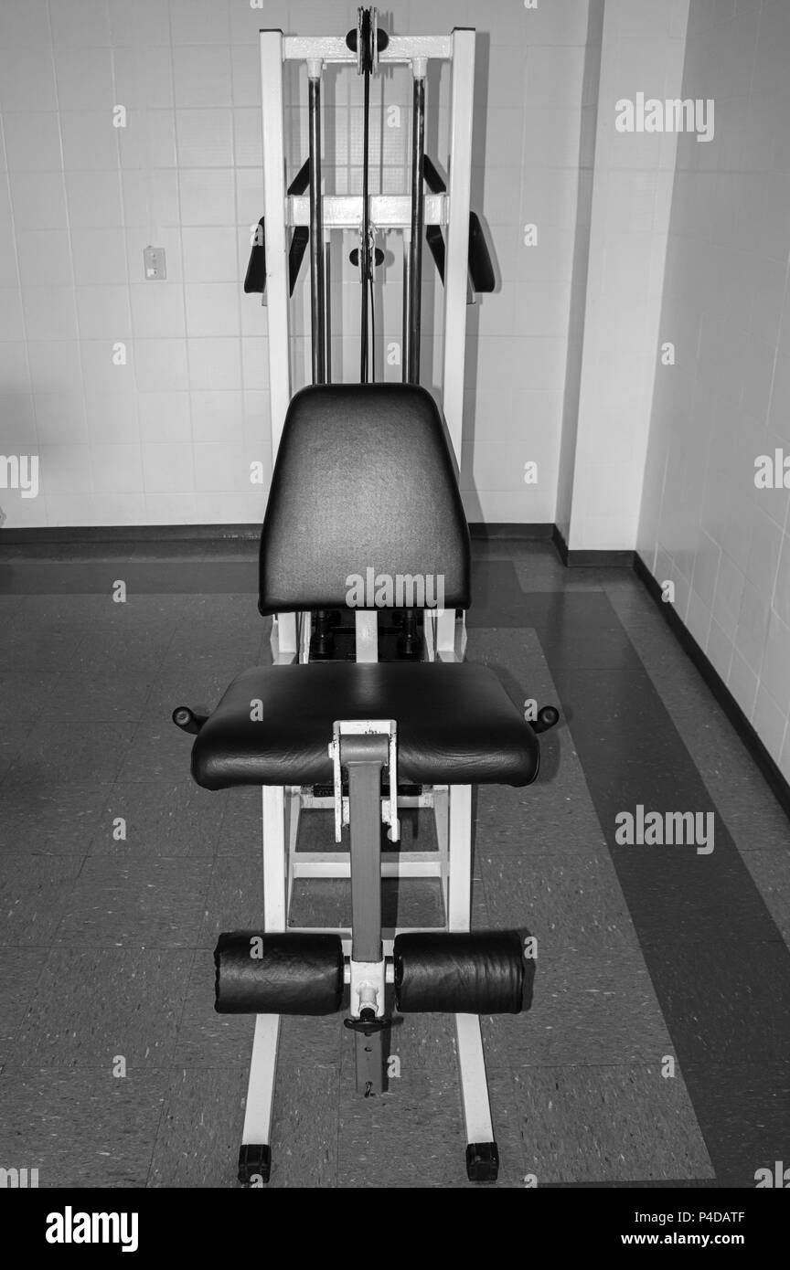 Leg extension machine hi res stock photography and images Alamy