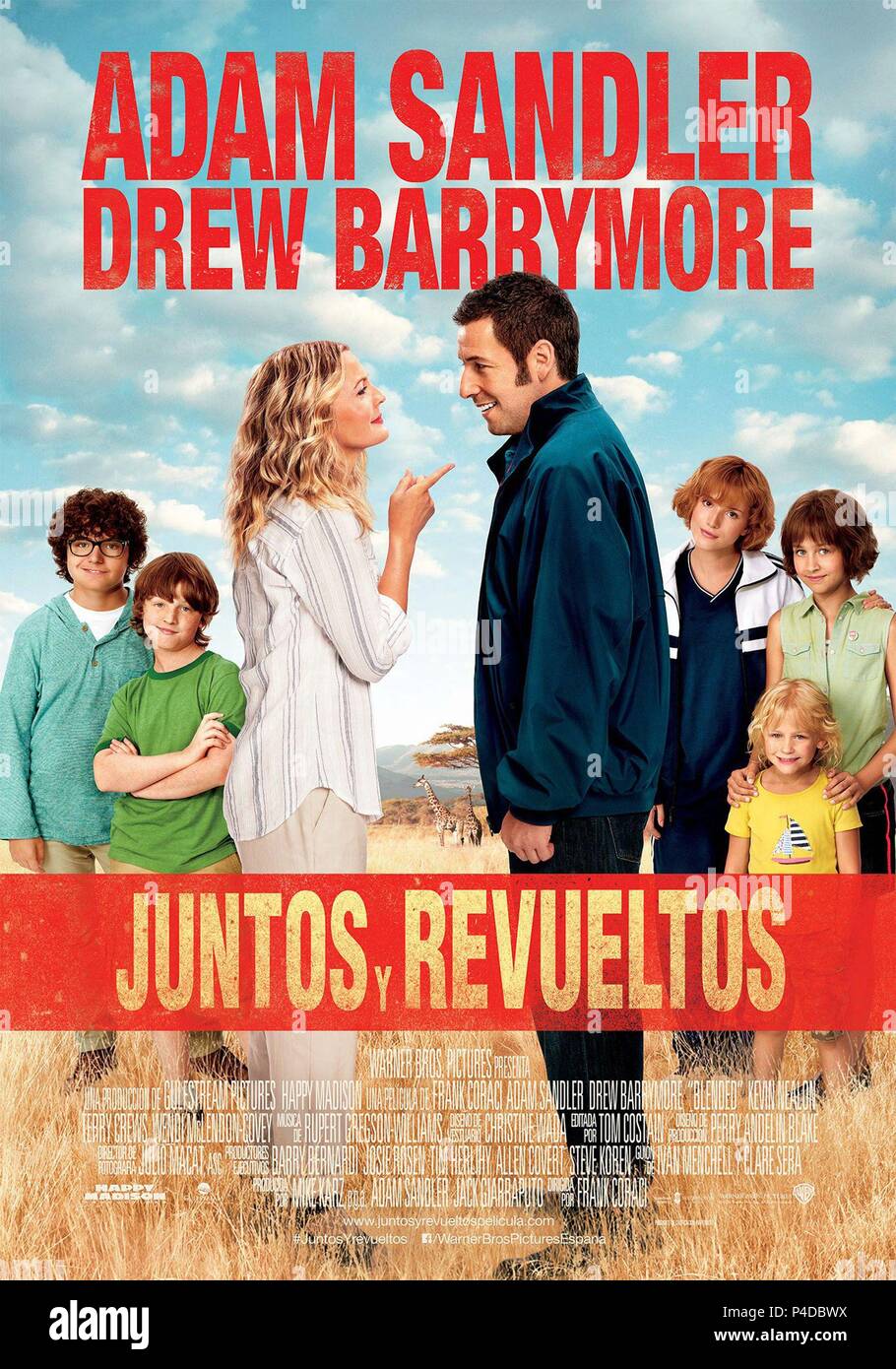 Original Film Title: BLENDED. English Title: BLENDED. Film Director: FRANK  CORACI. Year: 2014. Credit: WARNER BROTHERS / Album Stock Photo - Alamy, image size:910x1390