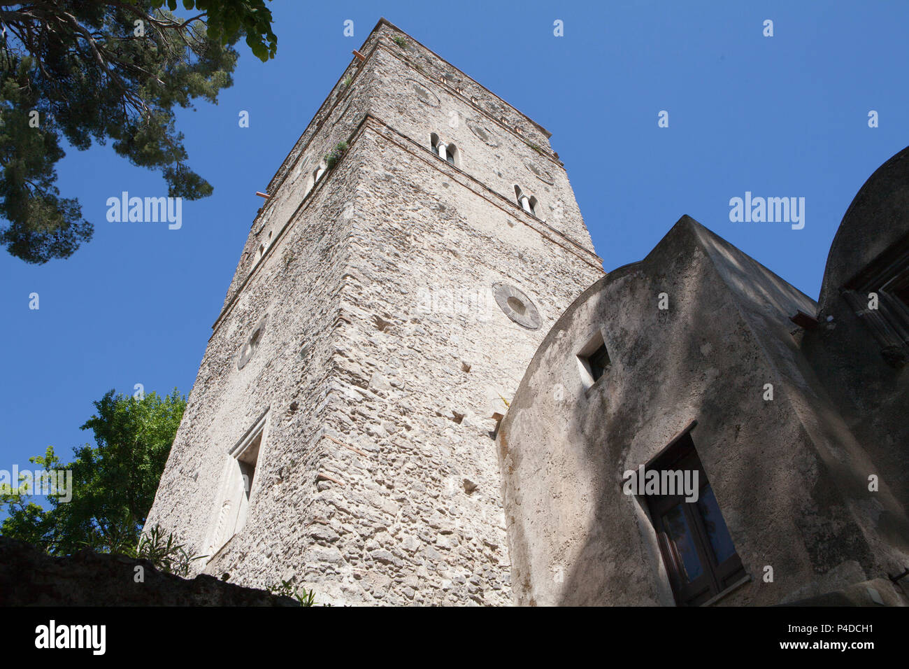 torre maggiore, villa rufolo, ravello, costiera amalfitana, italy Stock Photo