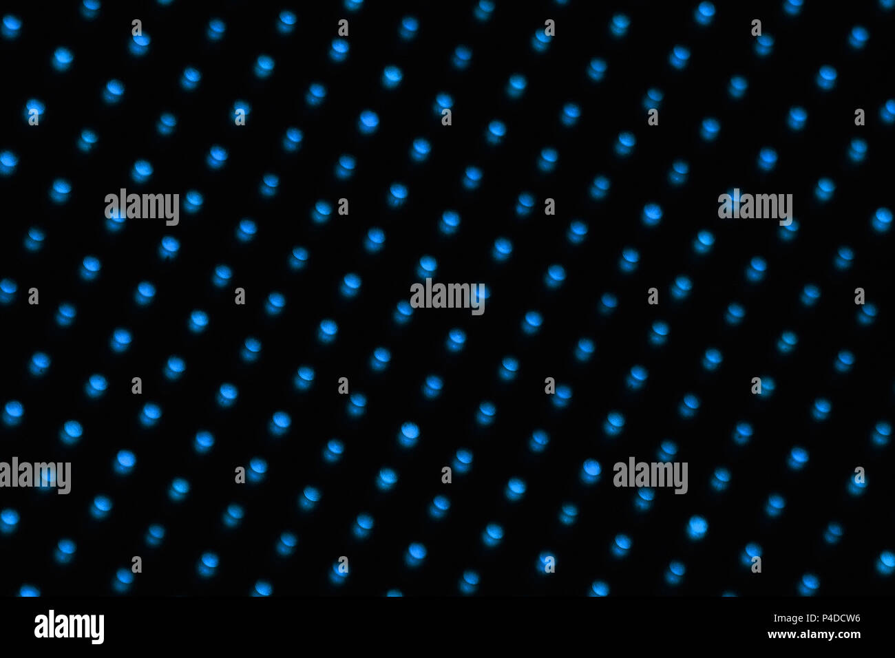 Dots, lights against a black background. Abstract concept for technology and computers. Stock Photo