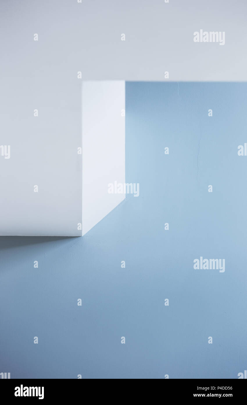 Abstract architecture background, fragment of room interior Stock Photo