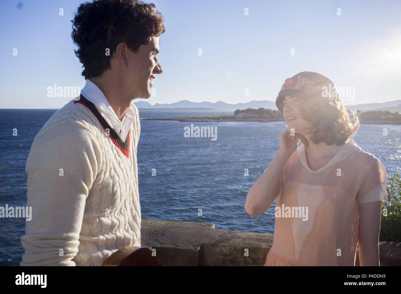 Original Film Title: MAGIC IN THE MOONLIGHT.  English Title: MAGIC IN THE MOONLIGHT.  Film Director: WOODY ALLEN.  Year: 2014.  Stars: HAMISH LINKLATER; EMMA STONE. Credit: PERDIDO PRODUCTIONS / Album Stock Photo