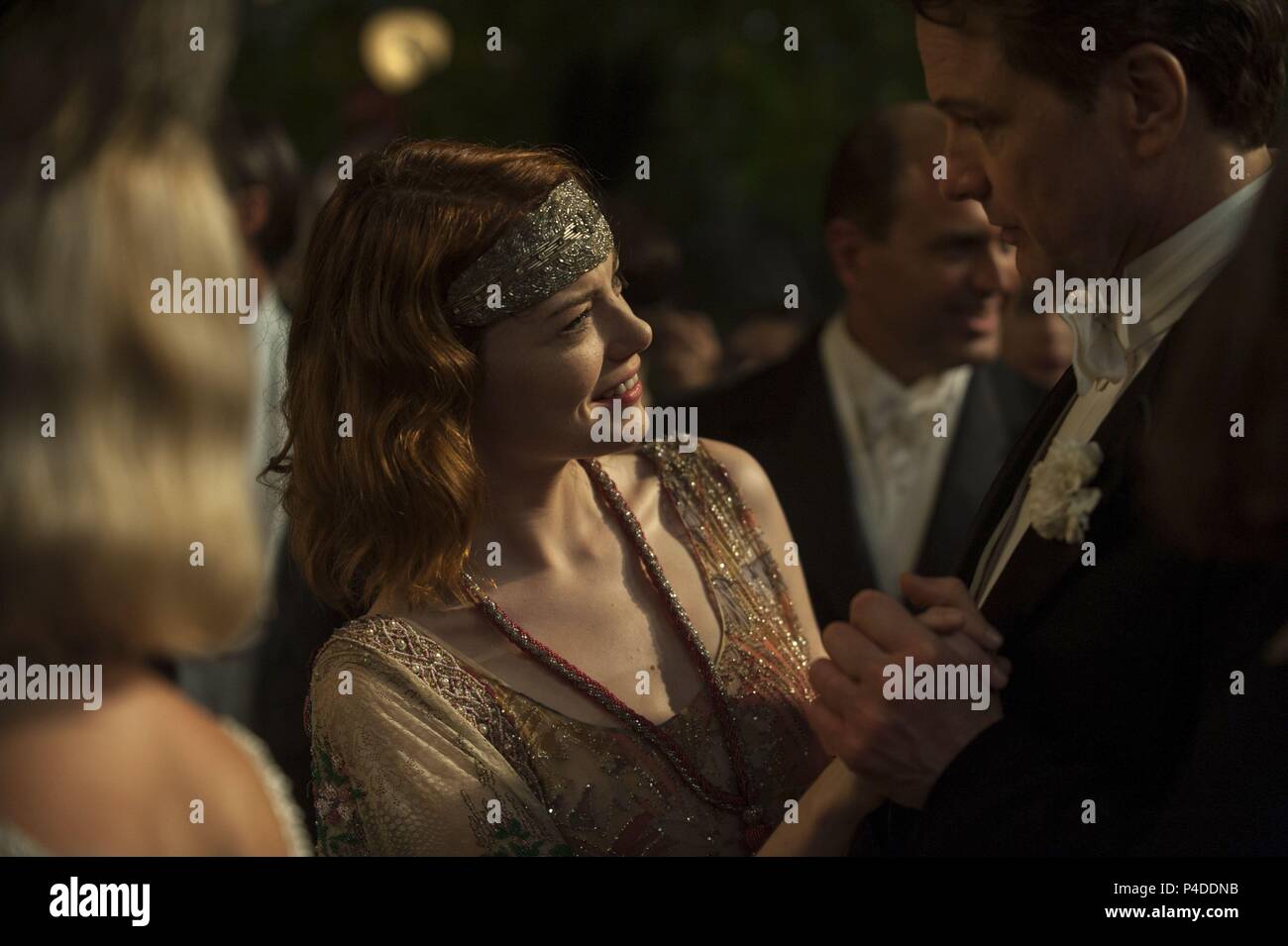 Original Film Title: MAGIC IN THE MOONLIGHT.  English Title: MAGIC IN THE MOONLIGHT.  Film Director: WOODY ALLEN.  Year: 2014.  Stars: COLIN FIRTH; EMMA STONE. Credit: PERDIDO PRODUCTIONS / Album Stock Photo