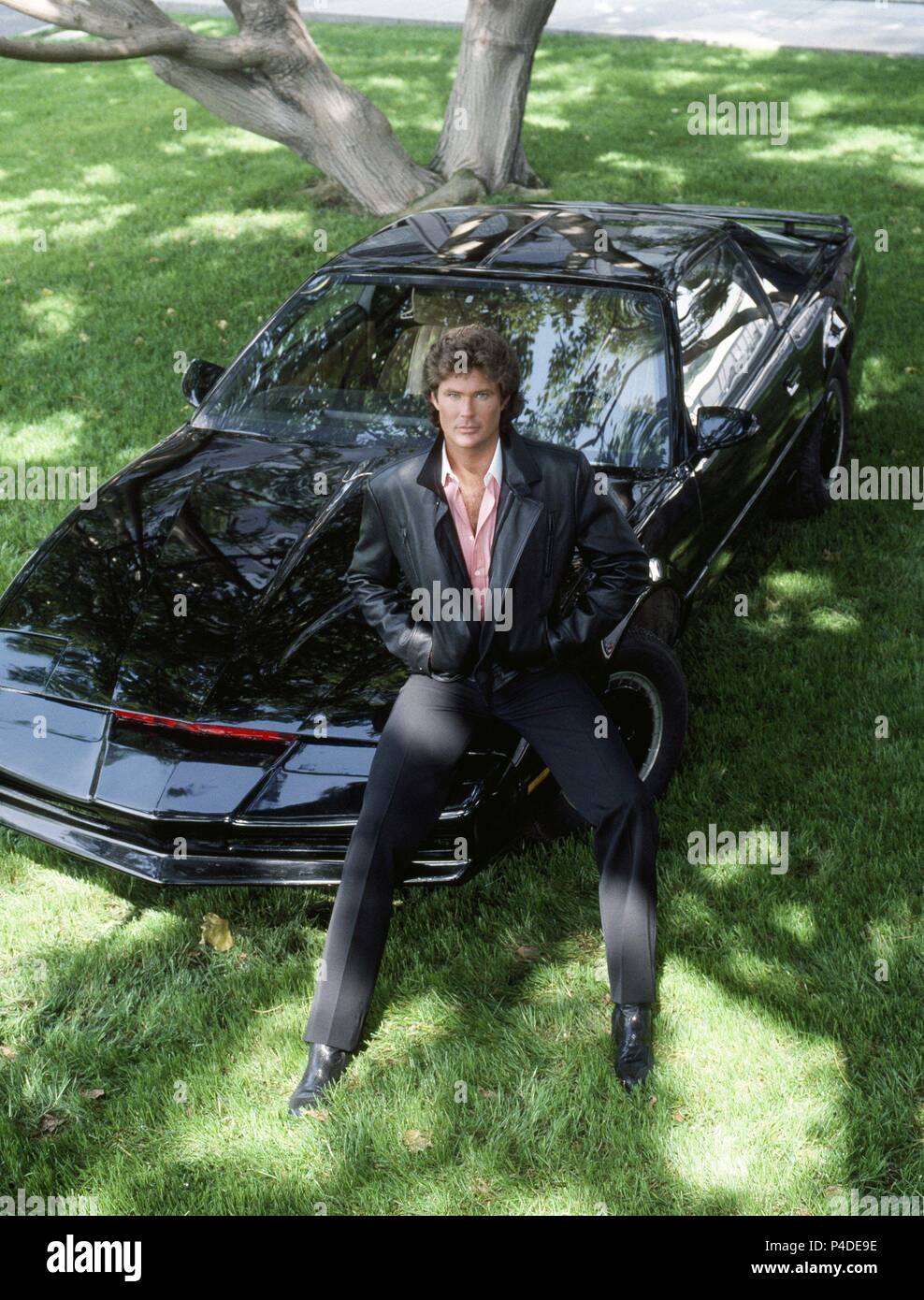 Original Film Title: KNIGHT RIDER.  English Title: KNIGHT RIDER.  Film Director: GLEN A. LARSON.  Year: 1982.  Stars: DAVID HASSELHOFF. Credit: UNIVERSAL TV / Album Stock Photo