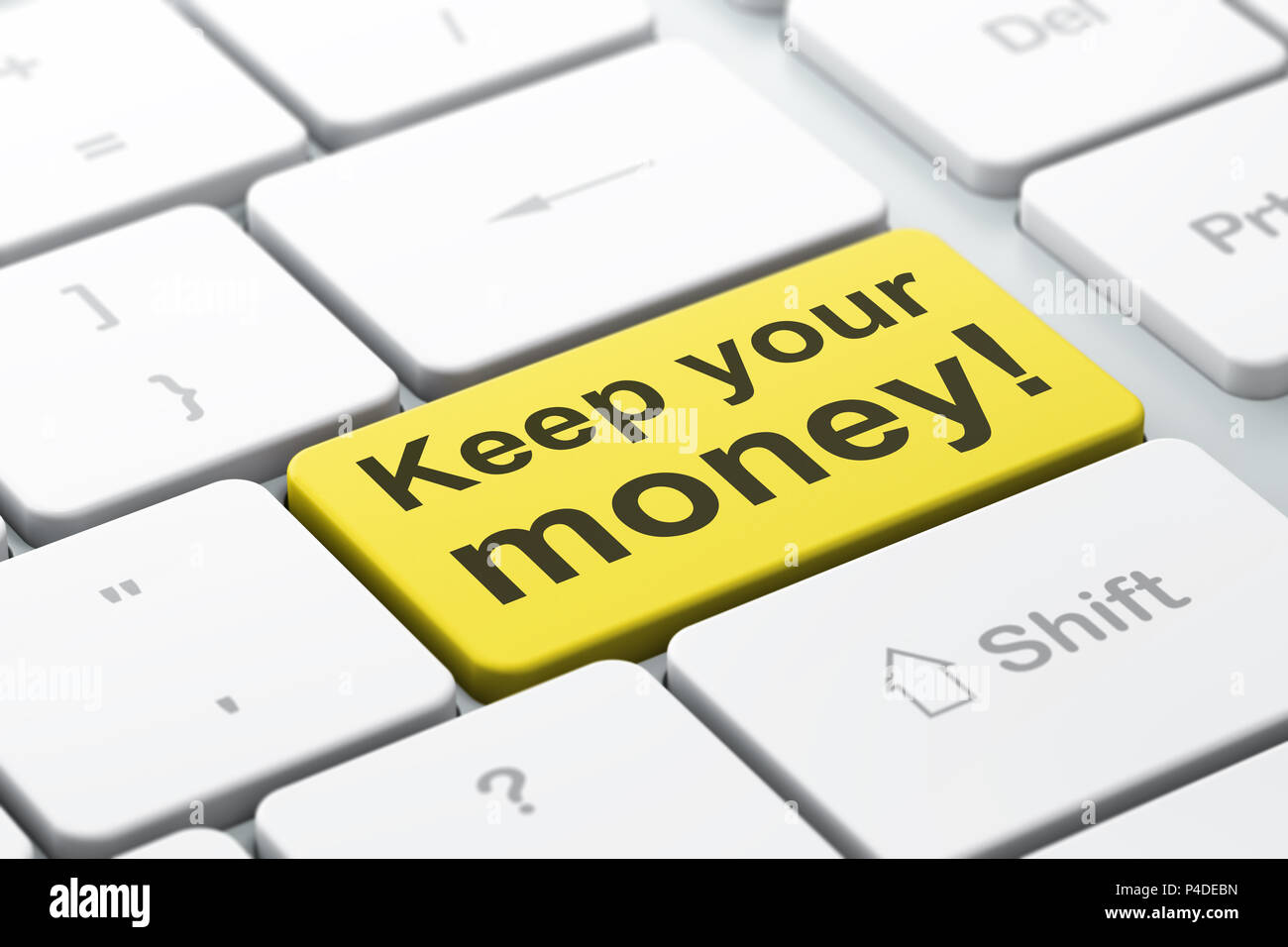 Business concept: Keep Your Money! on computer keyboard background ...