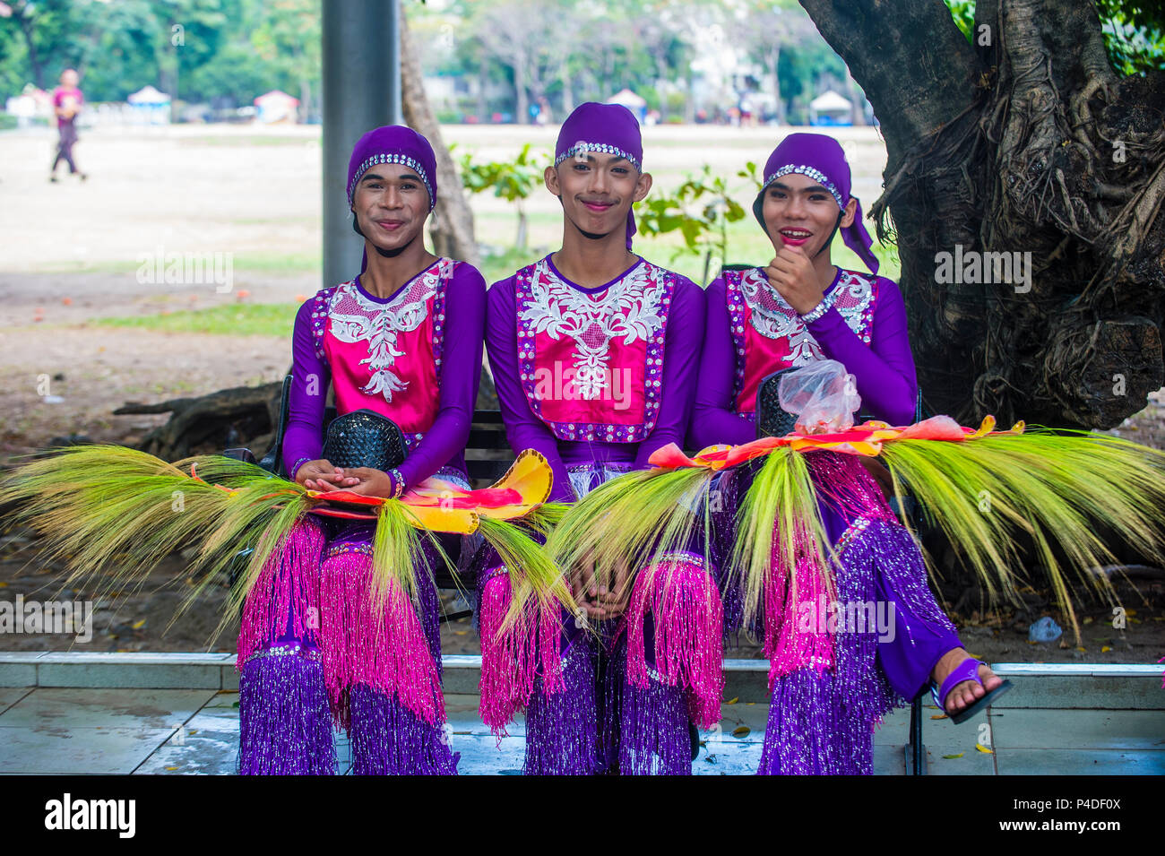 Participants in the Aliwan fiesta in Manila Philippines Stock Photo - Alamy