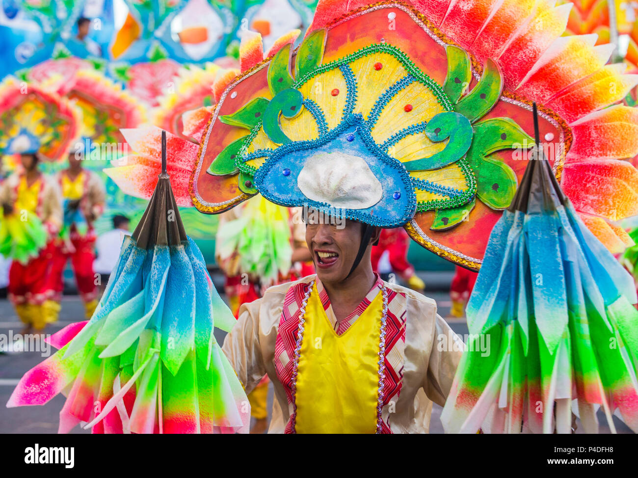 Participant in the Aliwan fiesta in Manila Philippines Stock Photo - Alamy