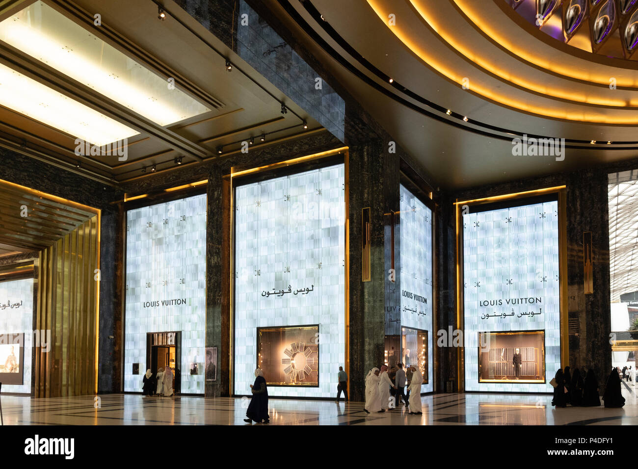 View of luxury boutiques in the Prestige mall inside The Avenues shopping  mall in Kuwait City, Kuwait Stock Photo - Alamy