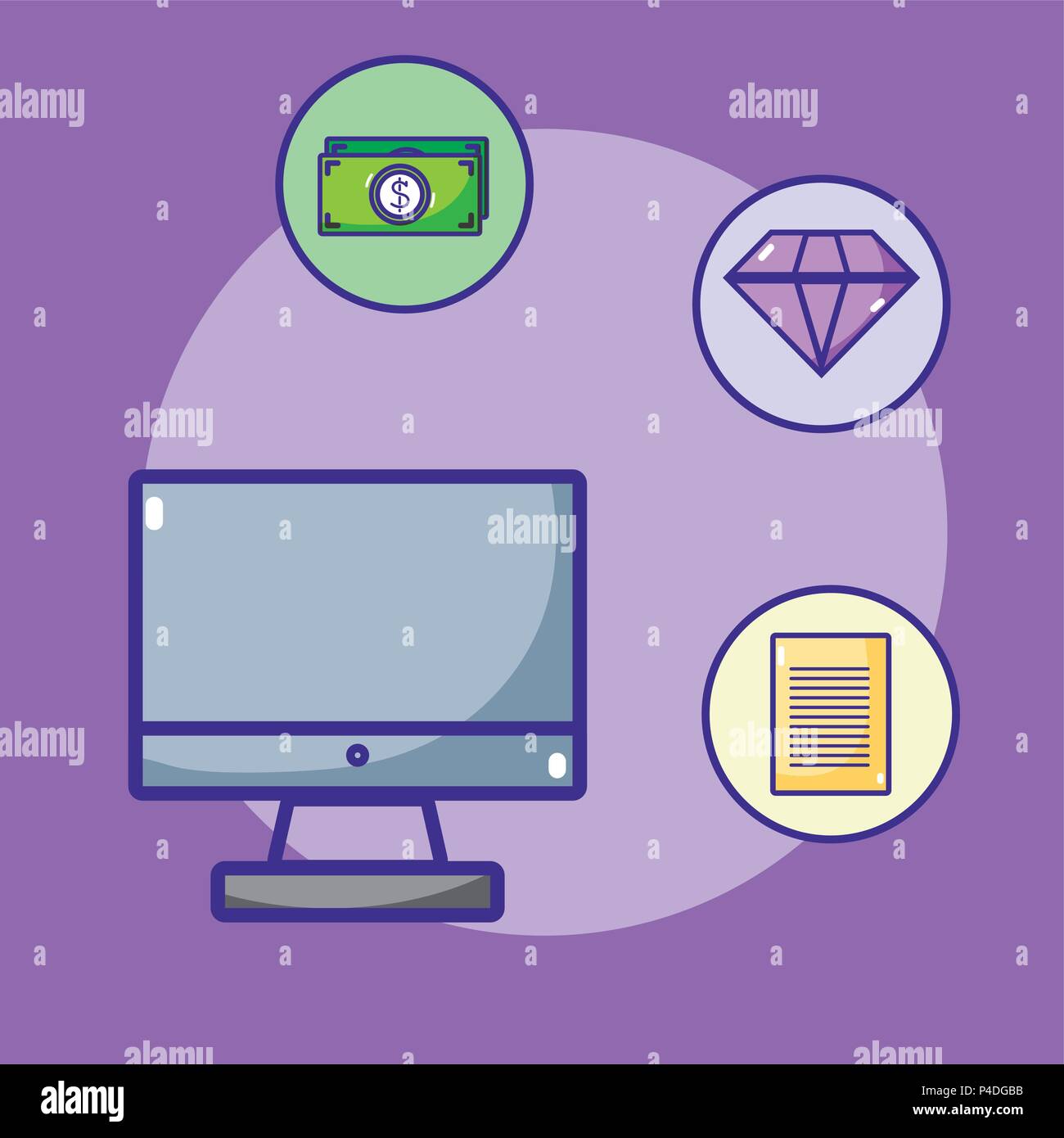 Money and investing Stock Vector Image & Art - Alamy