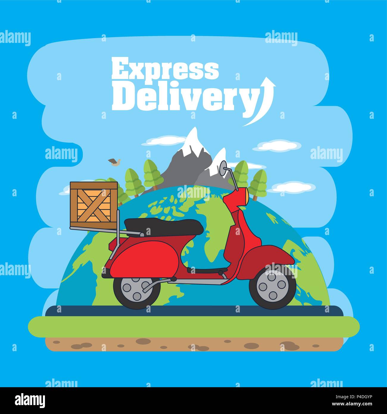 Express delivery concept Stock Vector Image & Art - Alamy