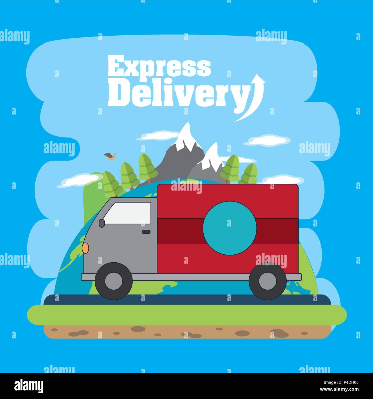 Express delivery concept Stock Vector Image & Art Alamy