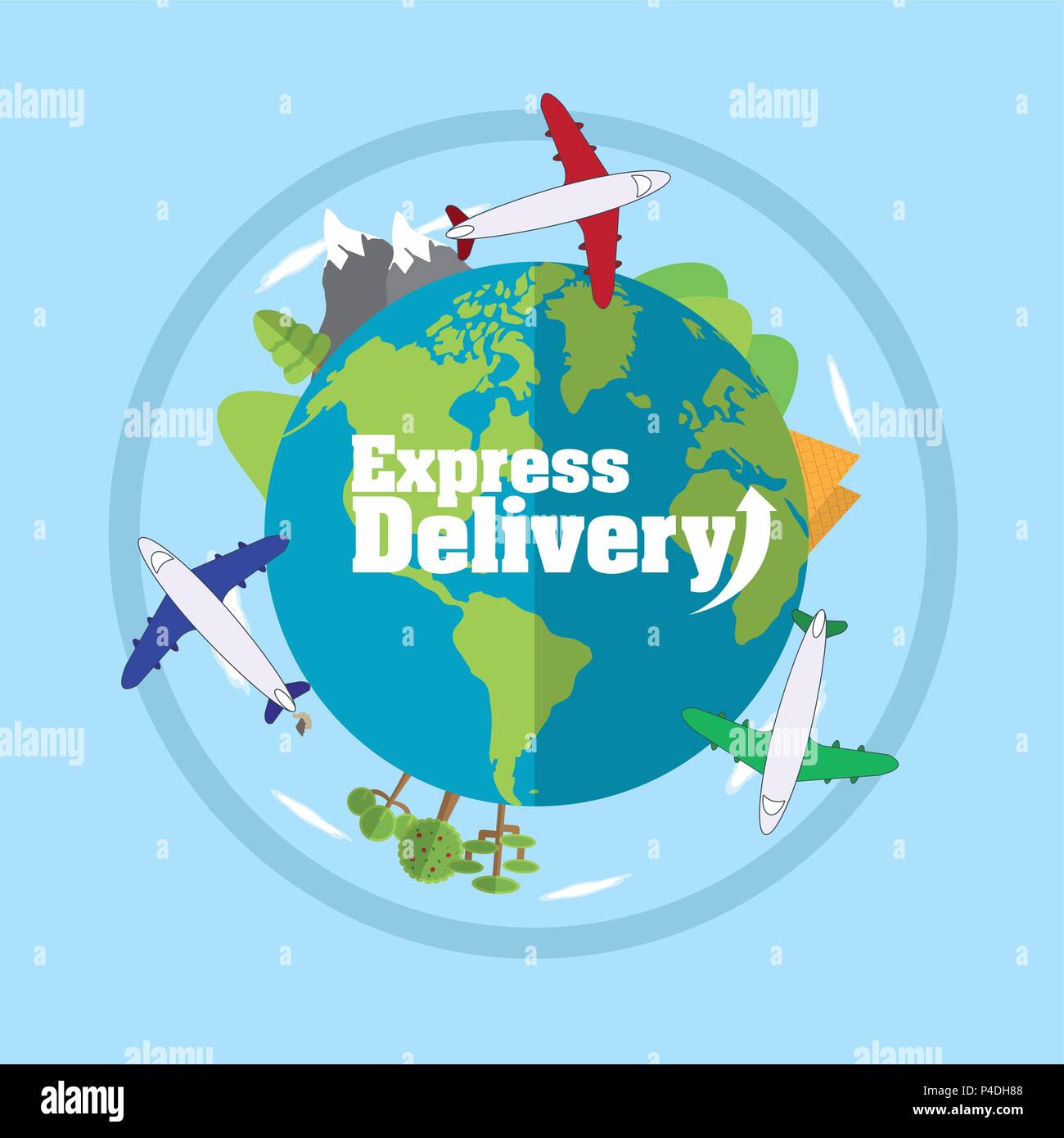 Express delivery concept Stock Vector Image & Art Alamy