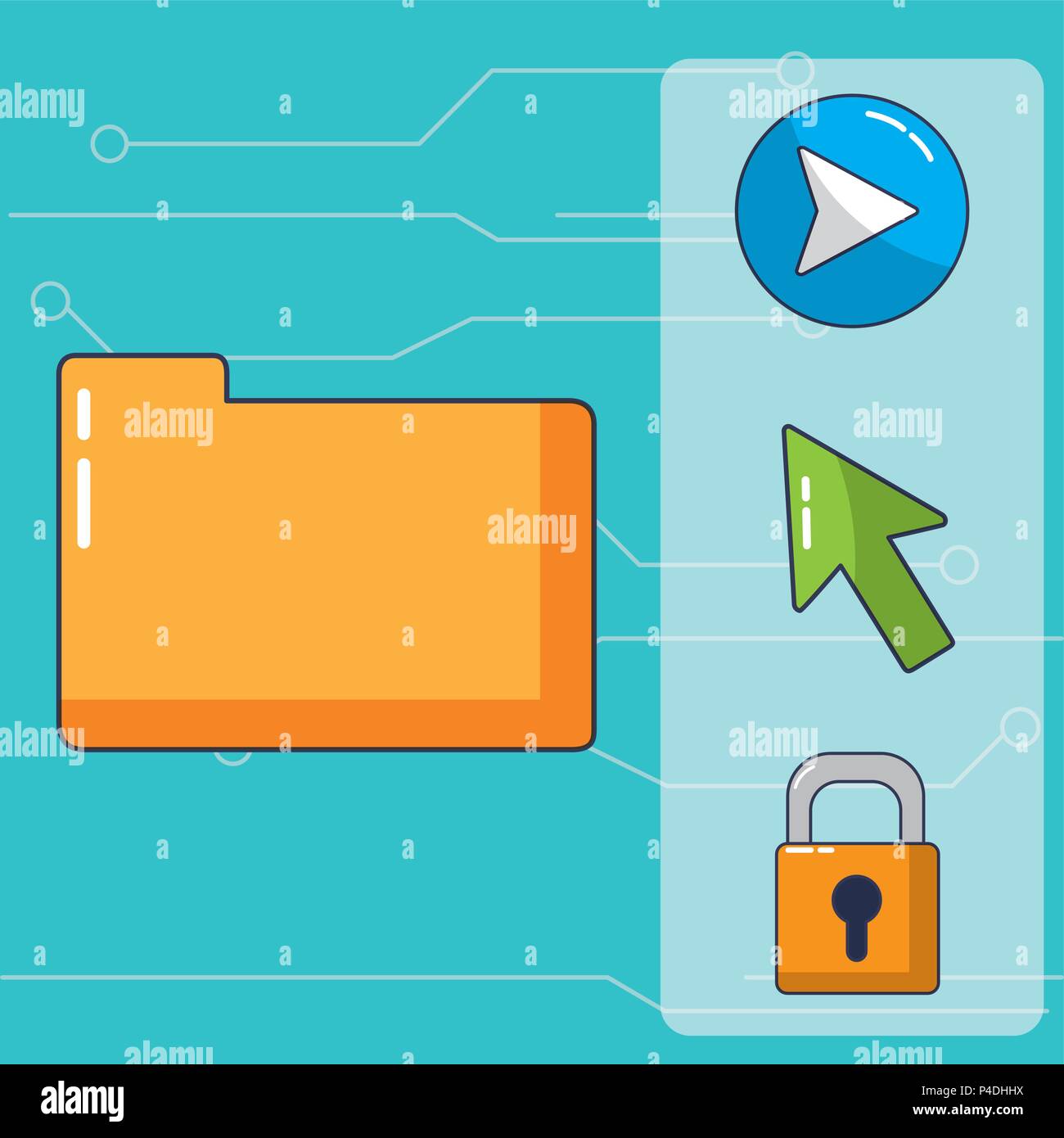Cyber security icons Stock Vector Image & Art - Alamy