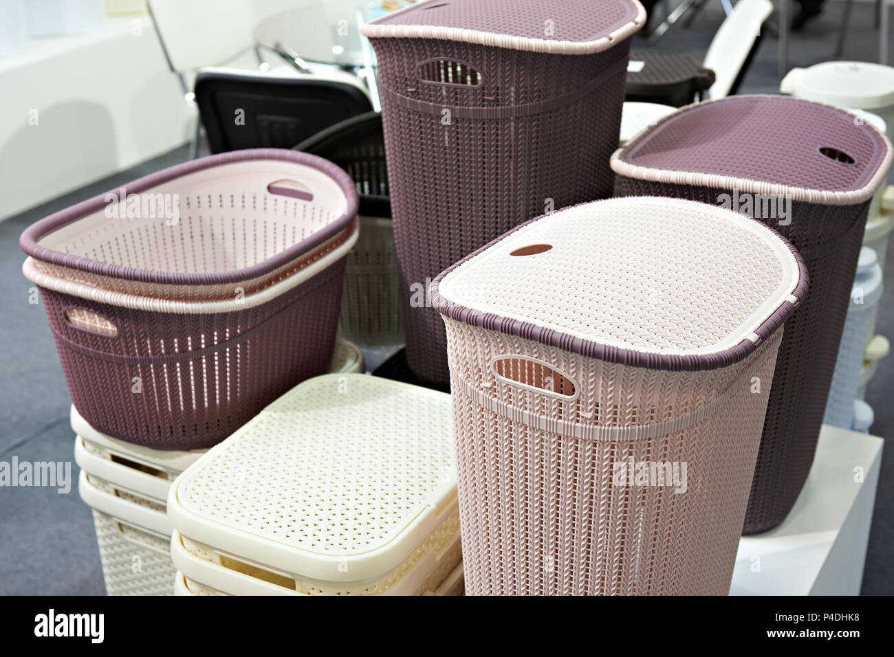 Plastic storage baskets hi-res stock photography and images - Alamy