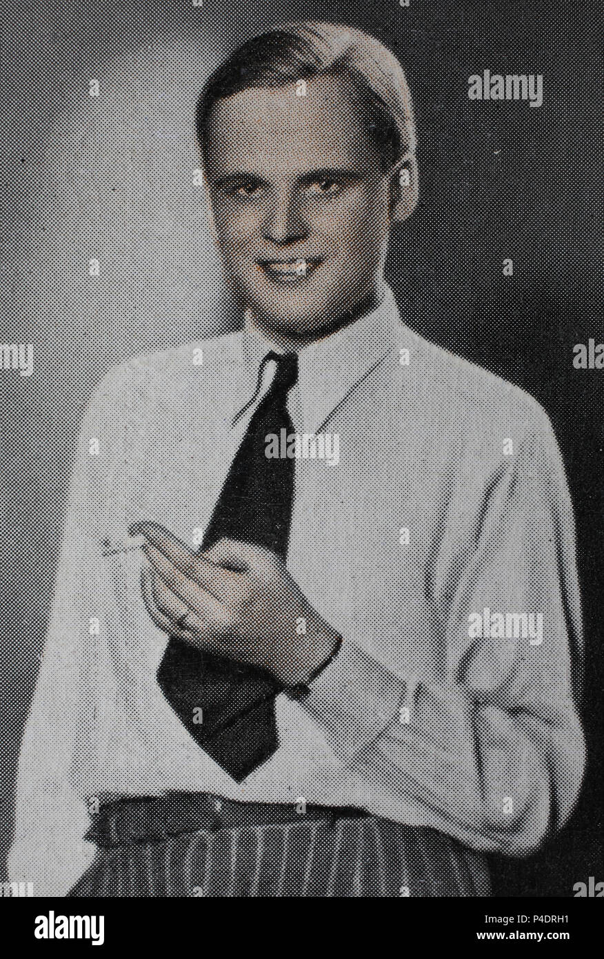 'Albert Lieven (born Albert Fritz Liévin; 22 June 1906- 22 December 1971) was a German actor', digital improved reproduction of an historical image Stock Photo