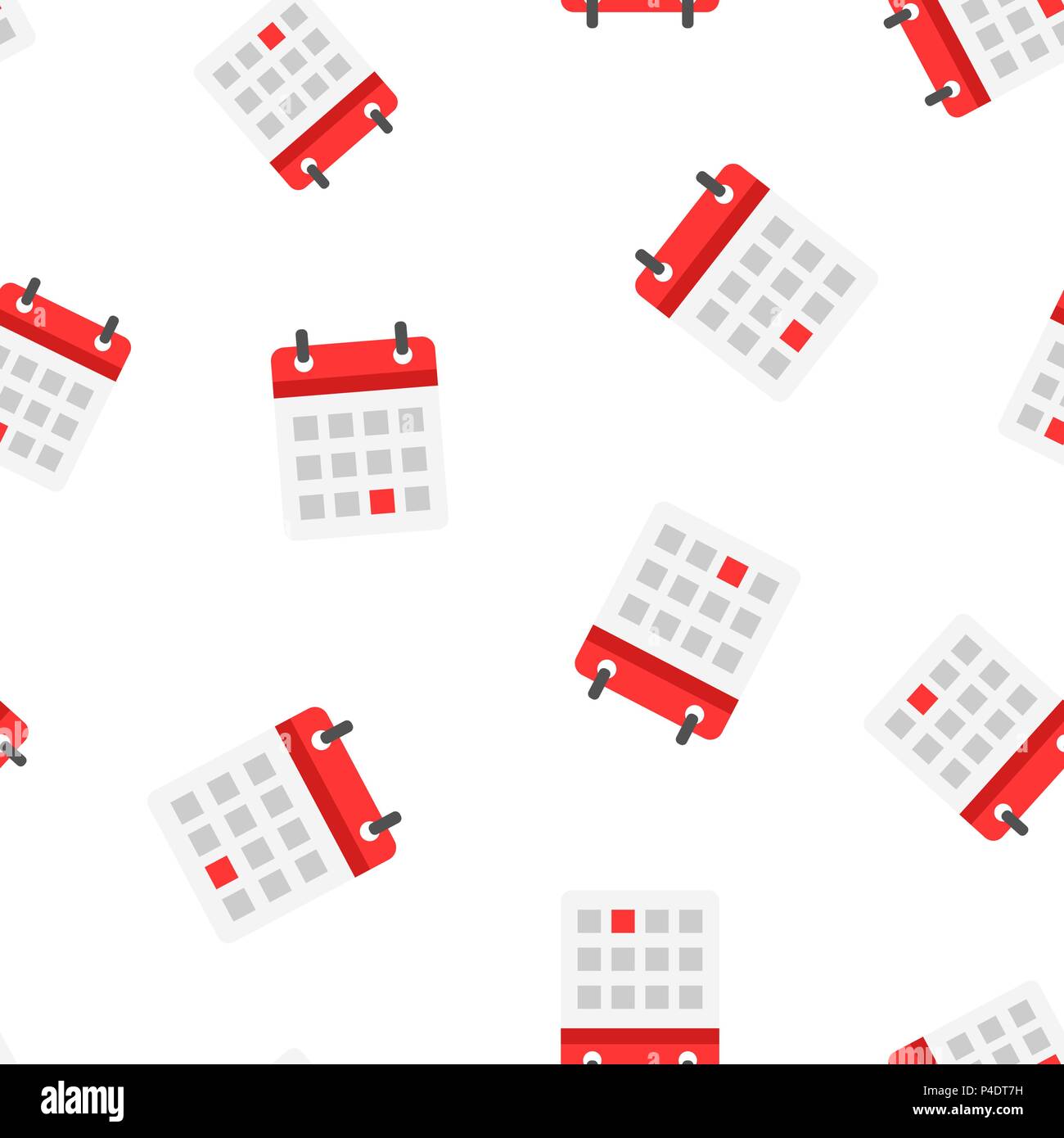 Calendar agenda icon seamless pattern background. Business concept ...
