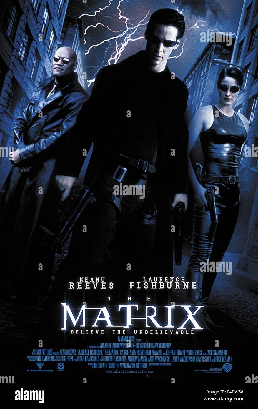 Original Film Title: THE MATRIX.  English Title: THE MATRIX.  Film Director: ANDY WACHOWSKI; LARRY WACHOWSKI.  Year: 1999. Credit: ROADSHOW FILM LIMITED / Album Stock Photo