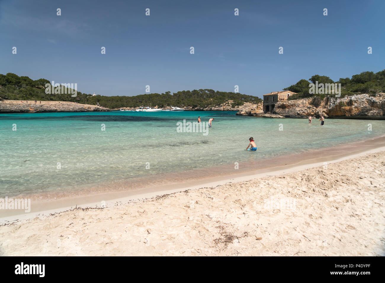 Strand S Amarador Im Naturpark Mondrago Mallorca Balearen Spanien S Amarador Beach Mondrago Natural Park Majorca Balearic Islands Spain Stock Photo Alamy