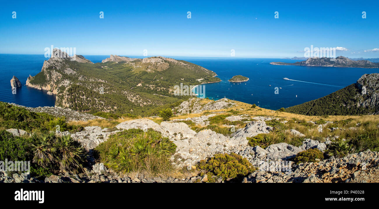 Bay of Formentor Mallorca Spain Stock Photo