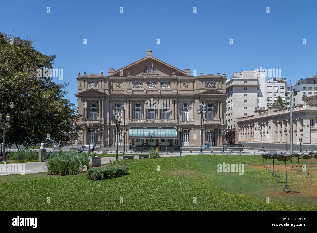 Teatro Colon (Columbus Theatre)  - Buenos Aires, Argentina Stock Photo