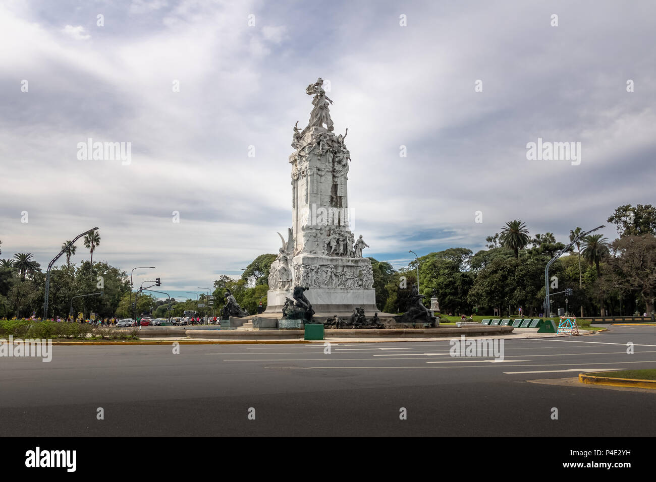 Monument to the Spaniards (Monumento de los Espanoles) in Palermo - Buenos Aires, Argentina Stock Photo
