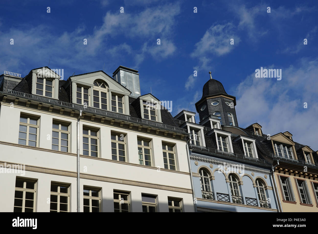 Facades, New Old Town, Dom-Roemer Project, Old Town, Historic Center, Frankfurt am Main, Hesse, Germany Stock Photo