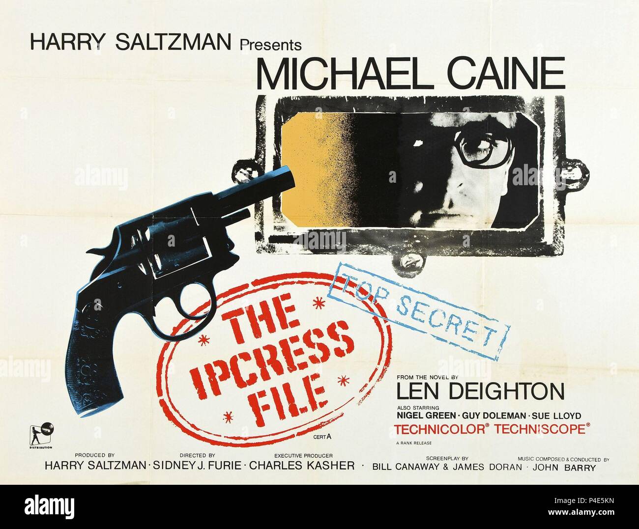 Original Film Title: THE IPCRESS FILE.  English Title: THE IPCRESS FILE.  Film Director: SIDNEY J. FURIE.  Year: 1965. Credit: RANK/UNIVERSAL / Album Stock Photo