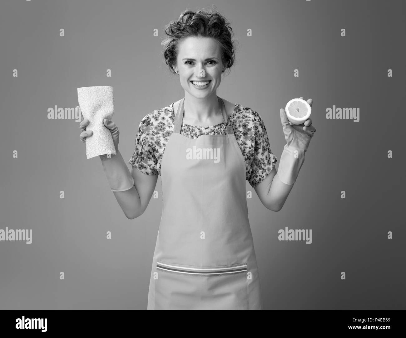 Cleaning material Black and White Stock Photos & Images - Alamy