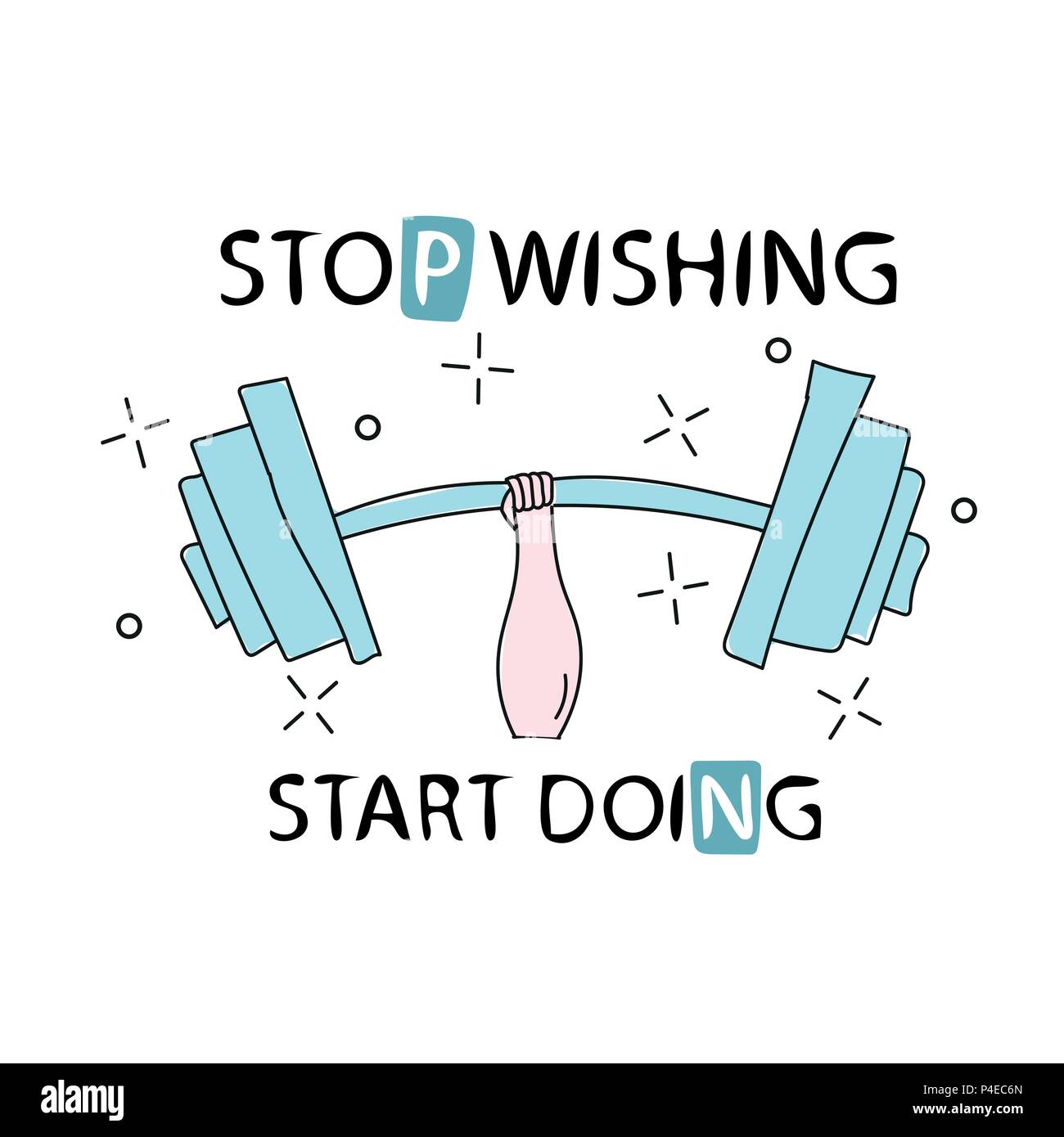 Stop Wishing Start Doing Fitness Workout Gym Motivation