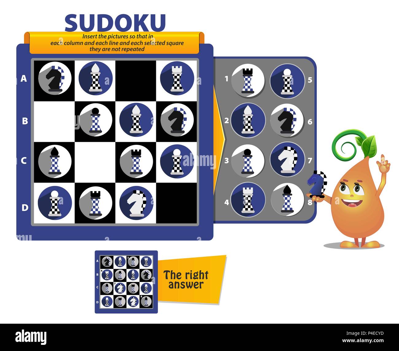 Sudoku Game For Children And Adults Educational Game For Kids Puzzle 