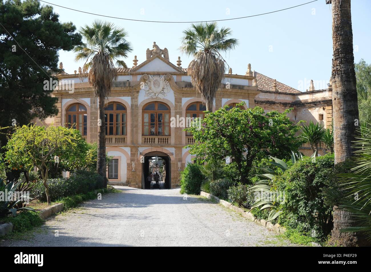 The Villa Palagonia in Bagheria built 1715 by the Prince from Gravina -  Sicily April 2018 | usage worldwide Stock Photo - Alamy, image size:1300x956